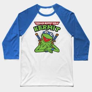 Teenage Muppet Ninja Kermit Baseball T-Shirt